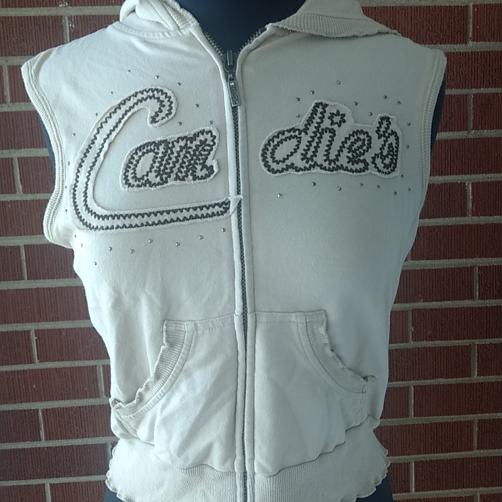 Vintage Candie's Zip Up Vest Hoodie